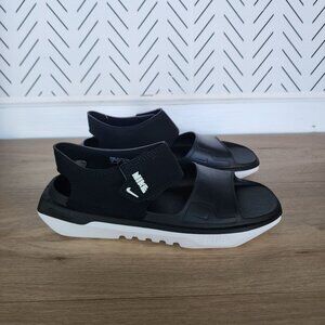 ⭐Nike Playscape Black Sandals Slide Slippers Youth Sz 5Y Women 6.5 CU5296-001⭐